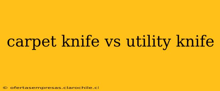 carpet knife vs utility knife