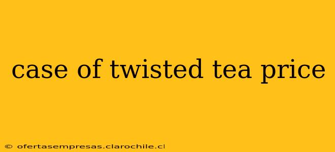 case of twisted tea price