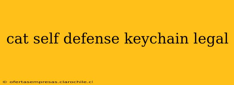 cat self defense keychain legal