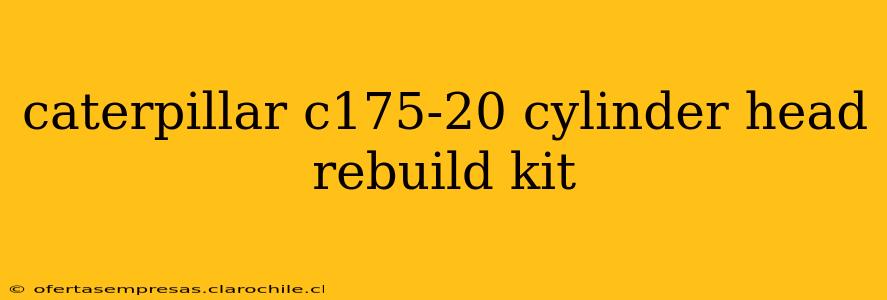 caterpillar c175-20 cylinder head rebuild kit