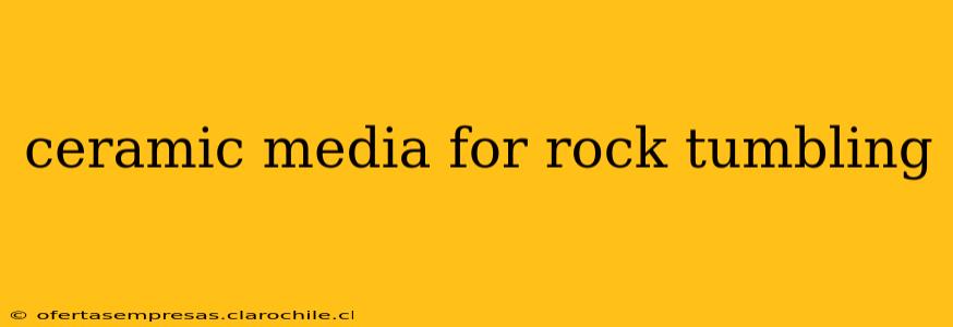 ceramic media for rock tumbling