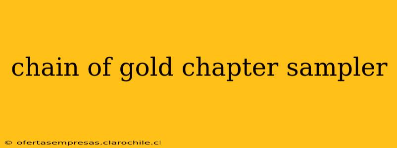 chain of gold chapter sampler