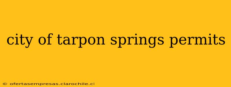 city of tarpon springs permits