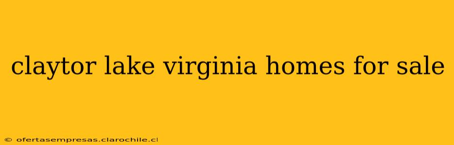 claytor lake virginia homes for sale