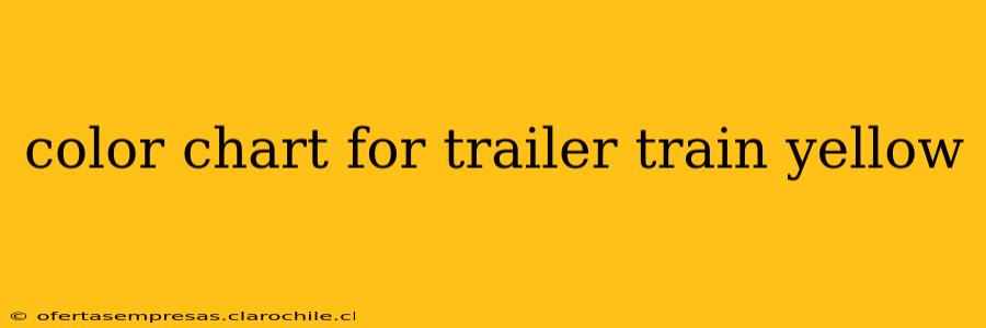 color chart for trailer train yellow