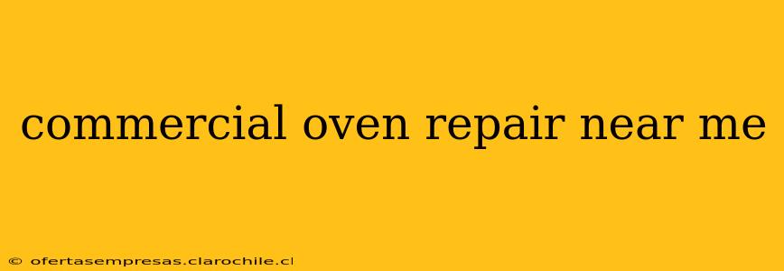 commercial oven repair near me