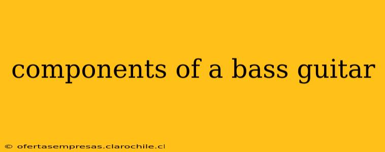 components of a bass guitar