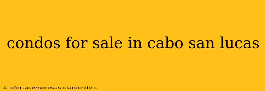 condos for sale in cabo san lucas