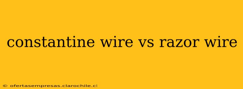 constantine wire vs razor wire