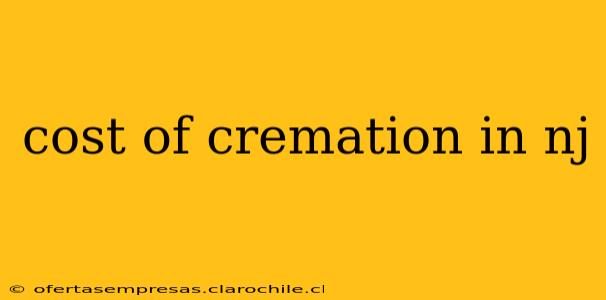 cost of cremation in nj