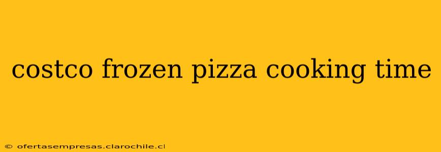 costco frozen pizza cooking time