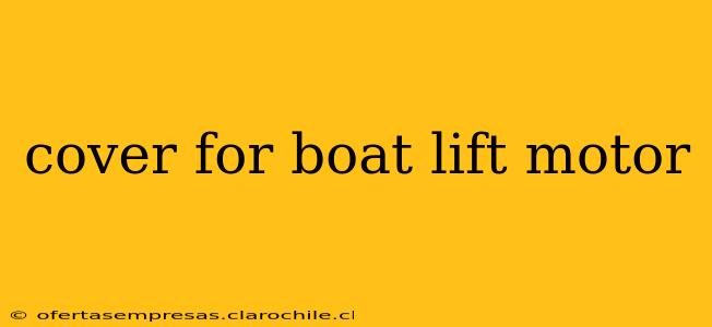 cover for boat lift motor