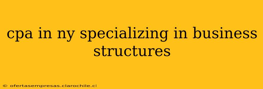 cpa in ny specializing in business structures