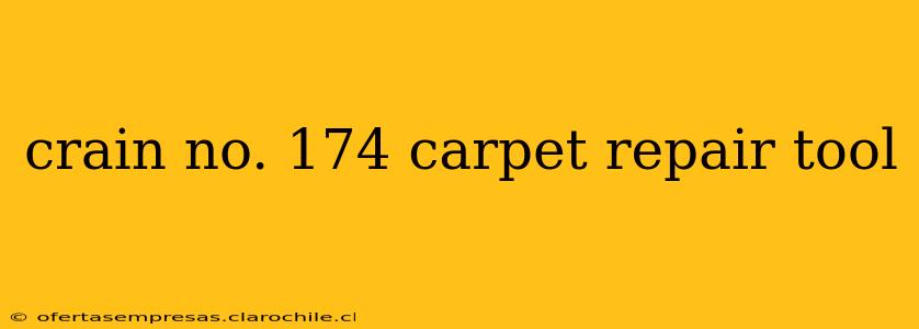 crain no. 174 carpet repair tool