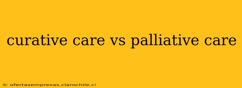 curative care vs palliative care
