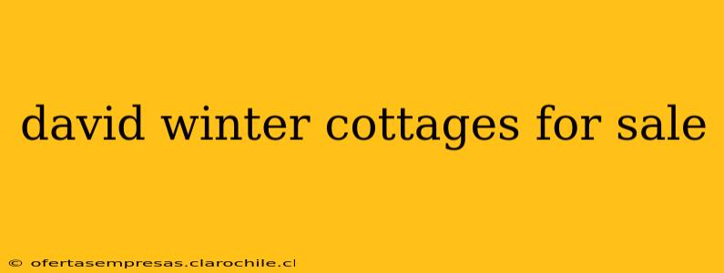 david winter cottages for sale