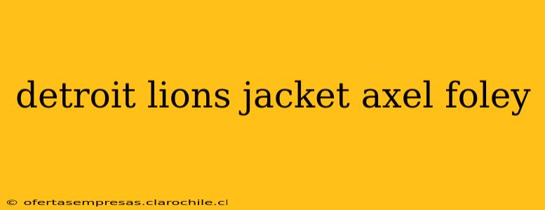 detroit lions jacket axel foley