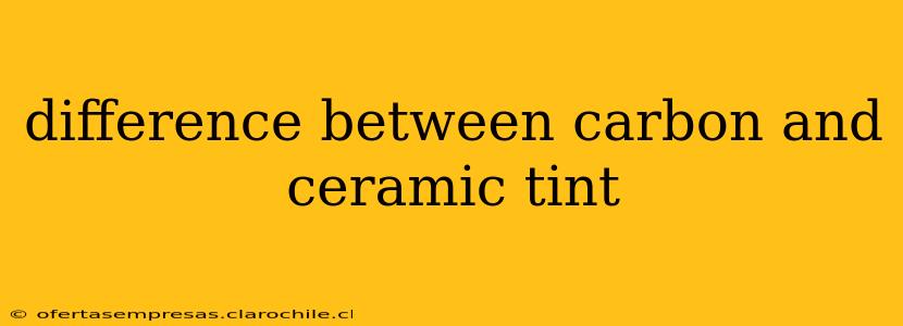 difference between carbon and ceramic tint
