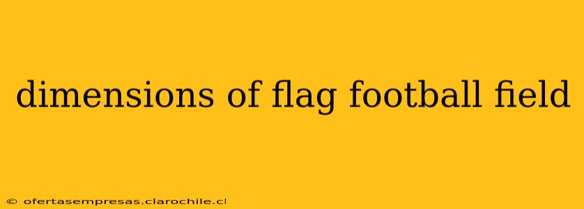 dimensions of flag football field