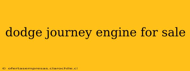 dodge journey engine for sale