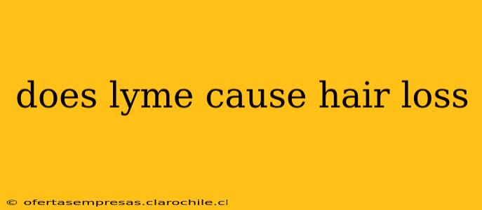 does lyme cause hair loss