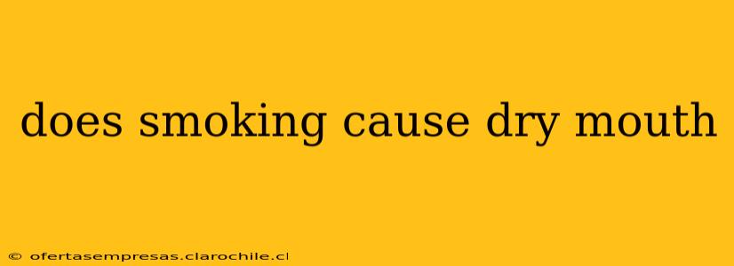 does smoking cause dry mouth