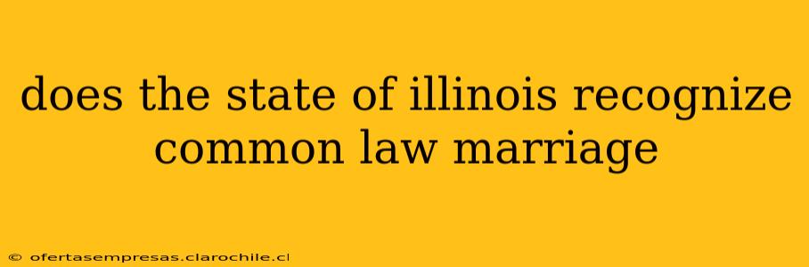 does the state of illinois recognize common law marriage