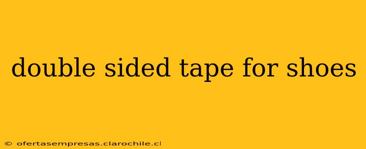 double sided tape for shoes