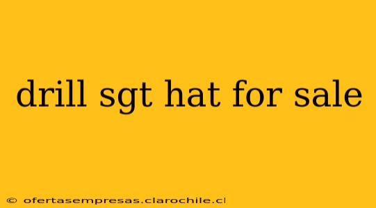 drill sgt hat for sale