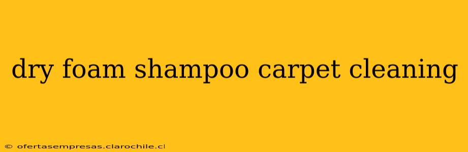 dry foam shampoo carpet cleaning