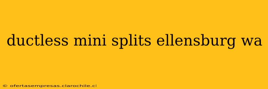 ductless mini splits ellensburg wa
