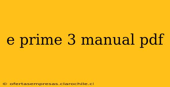 e prime 3 manual pdf