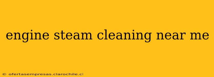 engine steam cleaning near me