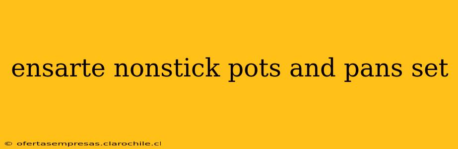 ensarte nonstick pots and pans set