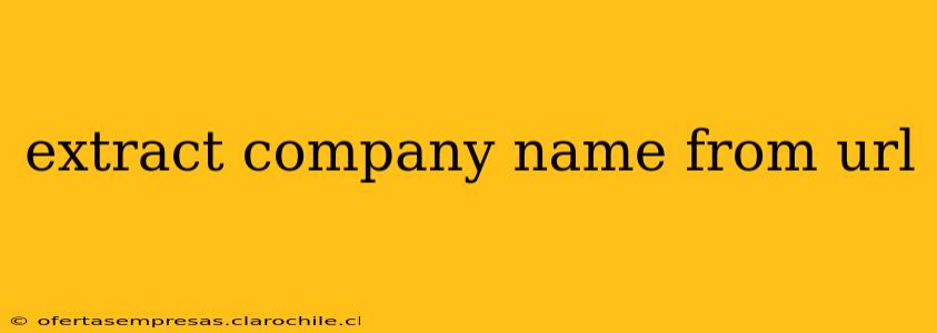 extract company name from url