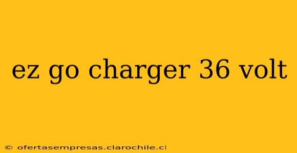 ez go charger 36 volt