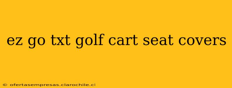 ez go txt golf cart seat covers