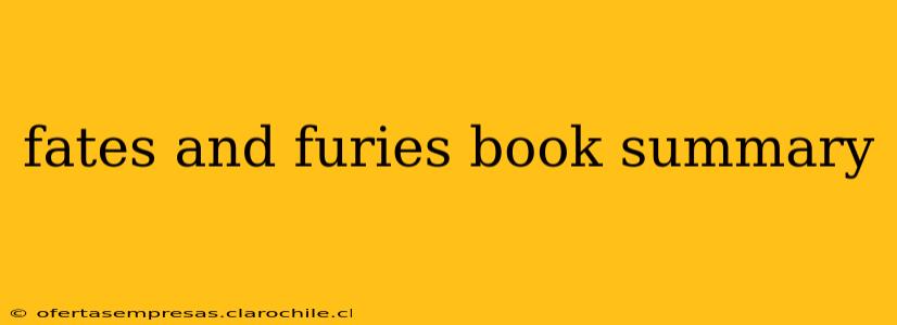 fates and furies book summary