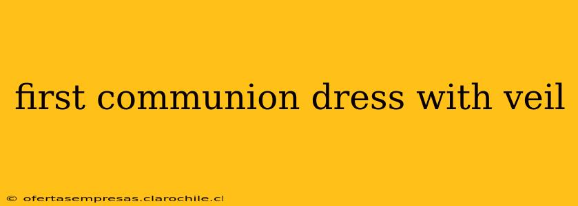 first communion dress with veil
