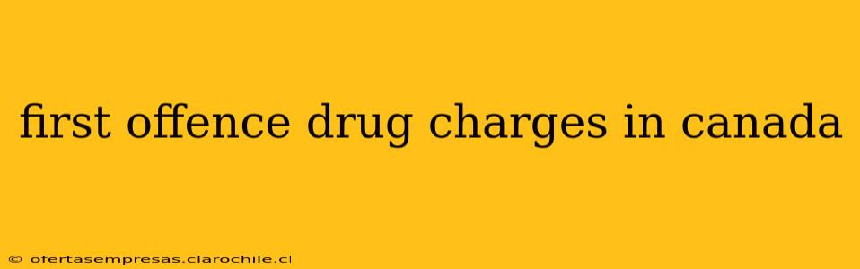 first offence drug charges in canada