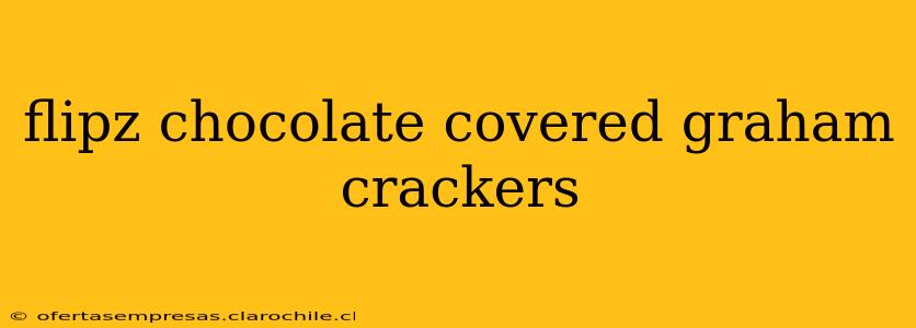 flipz chocolate covered graham crackers