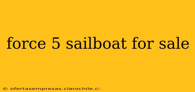 force 5 sailboat for sale
