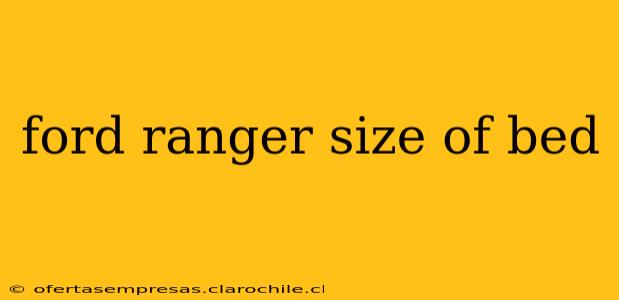 ford ranger size of bed