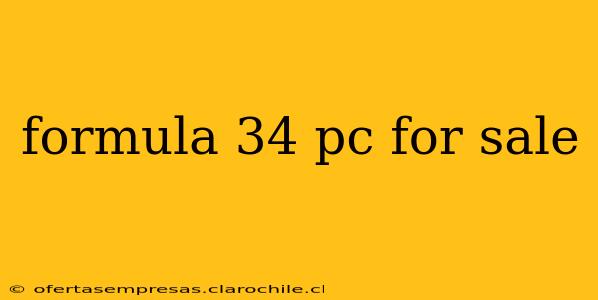 formula 34 pc for sale