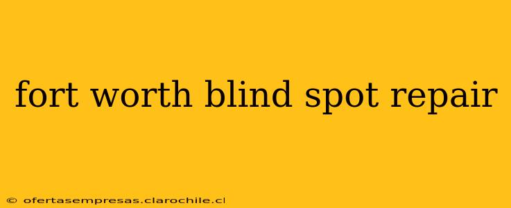 fort worth blind spot repair