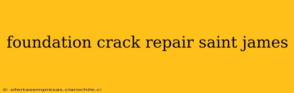 foundation crack repair saint james