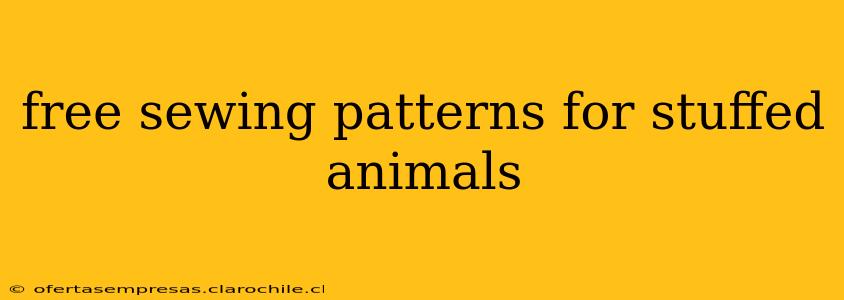 free sewing patterns for stuffed animals