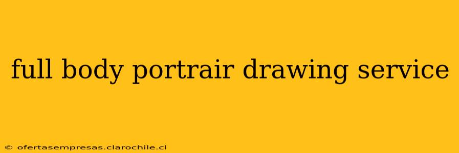 full body portrair drawing service