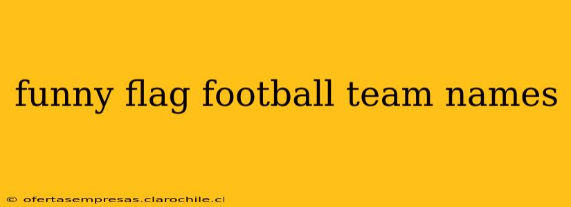 funny flag football team names