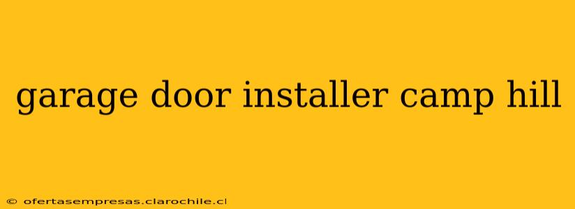garage door installer camp hill
